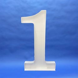 Number 1XL (Filled Frame)