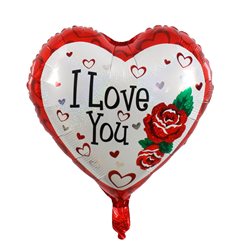 בלון מיילר לב 18" - ILY שושנה