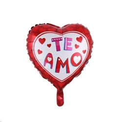 בלון מיילר לב 18" -TE AMO