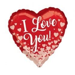 בלון מיילר מודפס 18 I LOVE YOU.