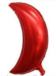 בלון מיילר ירח 36"- צבע אדום מטאלי