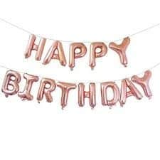 סט בלונים - HBD - שמפניה