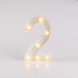 מנורת לד ספרה 2