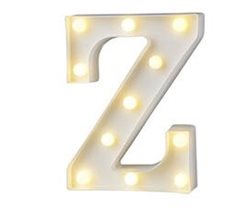 מנורת לד אות Z