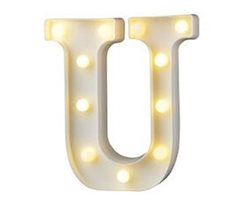 מנורת לד אות U