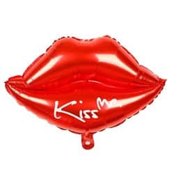 בלון מיילר 20" - נשיקה שפתיים KISS ME