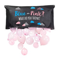 שק לבלונים לגילוי מין העובר- BLUE or PINK