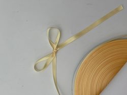 סרט סאטן דק ivory