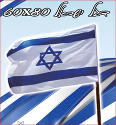 דגל ישראל 60/80 6 יח במארז