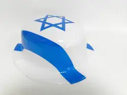 כובע עגול דגל ישראל/10 יח במארז