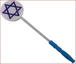 מקל אורות דגל ישראל/12 יח במארז